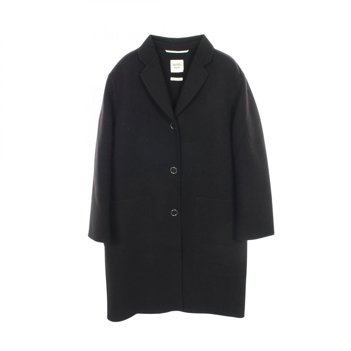 Hermes Button Cashmere Coat
