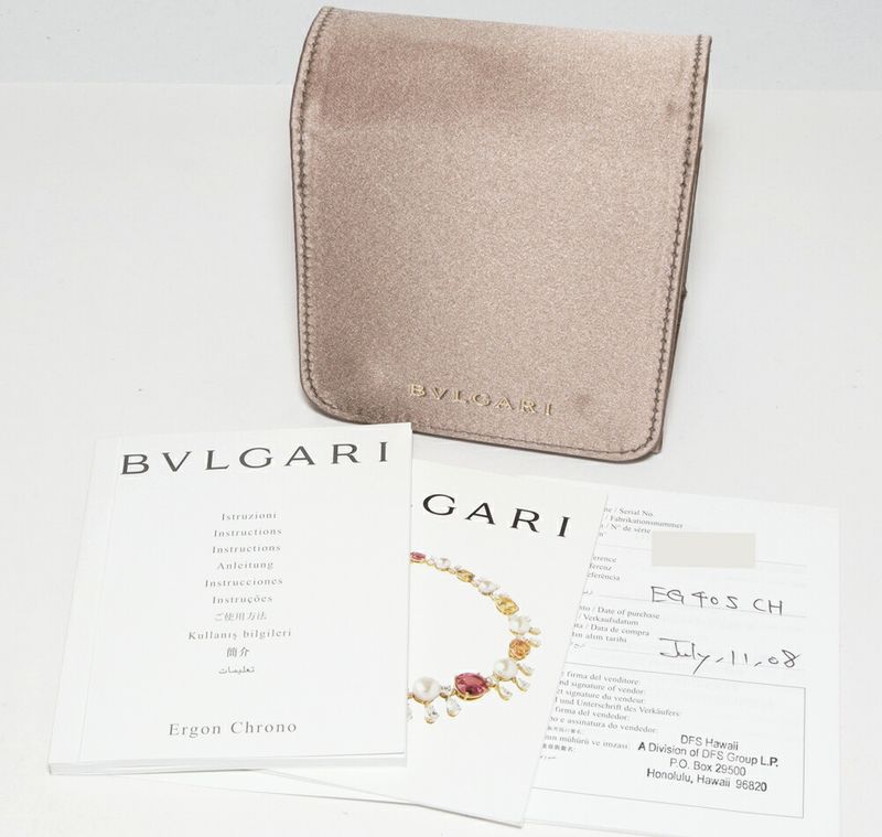 Bulgari Ergon Chrono Eg40sch Men's