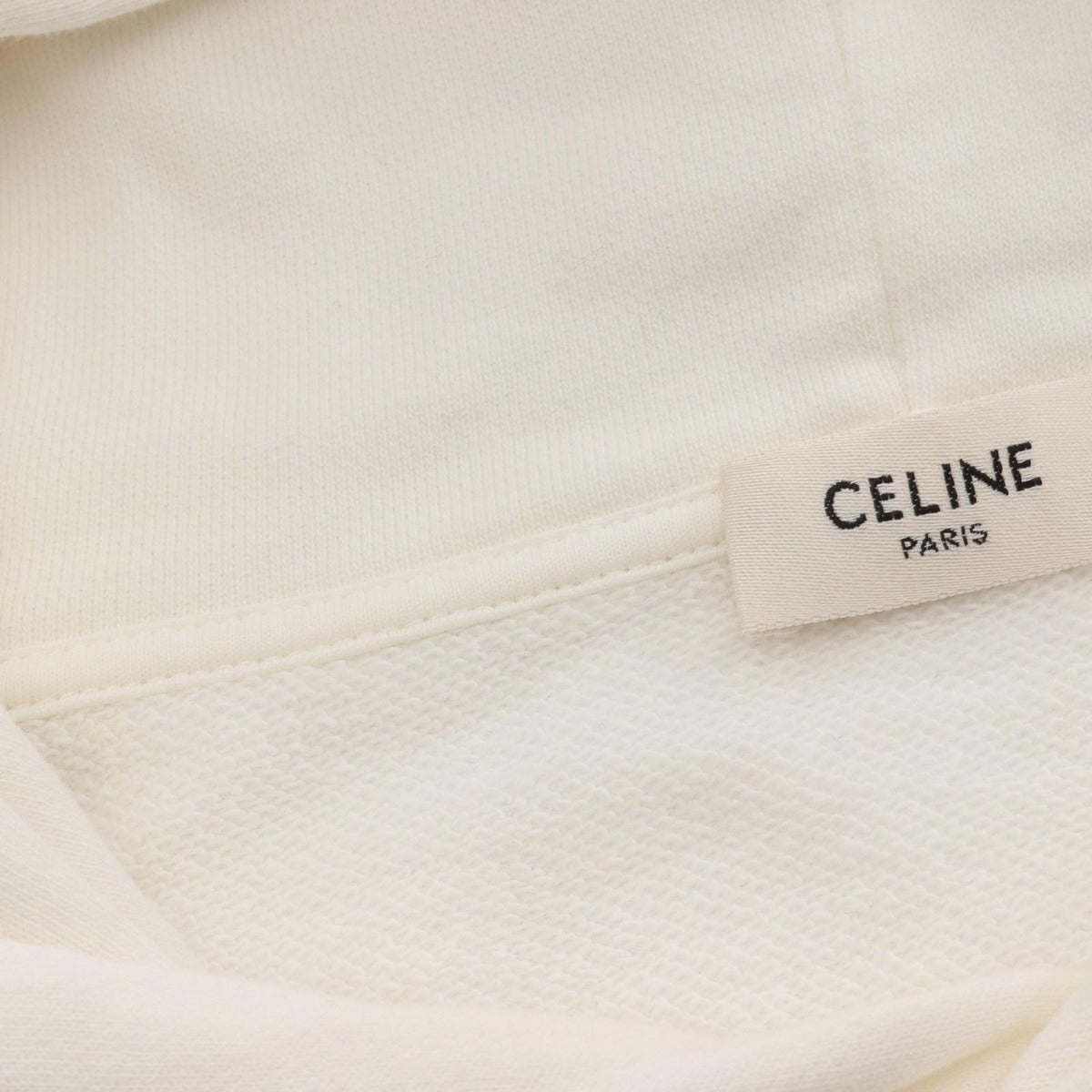Celine Hoodie Cotton White — view 9