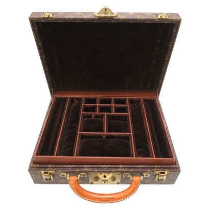 Louis Vuitton Monogram Boite Bijoux Jewelry Case M47120 Trunk Bag LV 0085 Louis