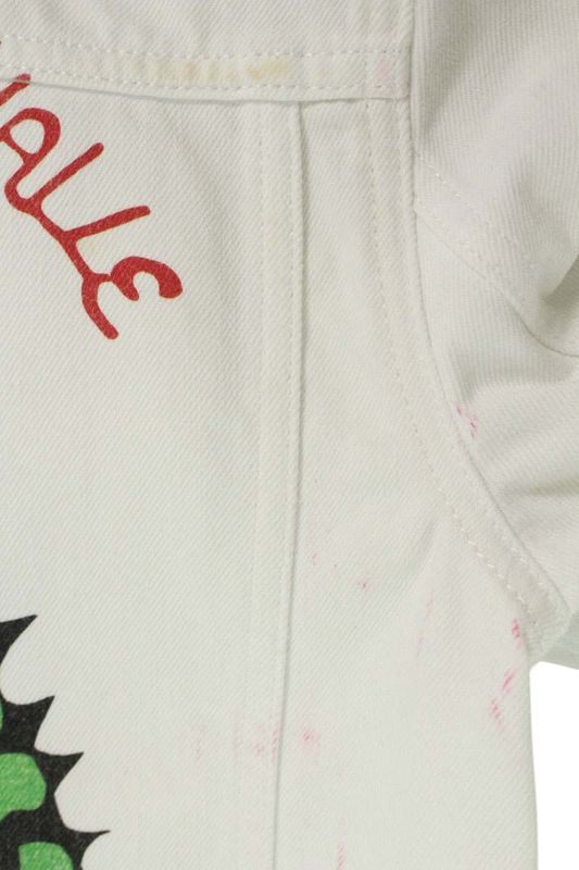 Christian Dior 412v11a3075 BEE Embroidered Dragon Print Denim Jacket Women 38