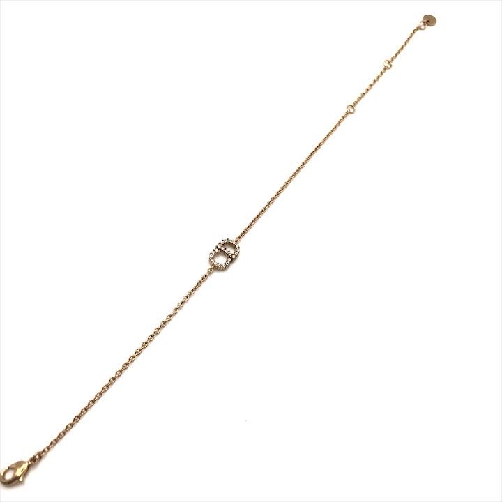 Dior Cdlogo Line Stone Bracelet