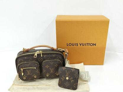 Louis Vuitton Utility Crossbody 2WAY Shoulder Bag Monogram Brown M80446