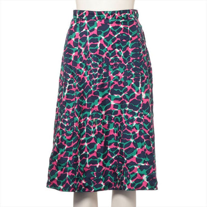 Louis Vuitton Silk And Cashmere Set-up S 34 Leopard Print Multicolor Made In