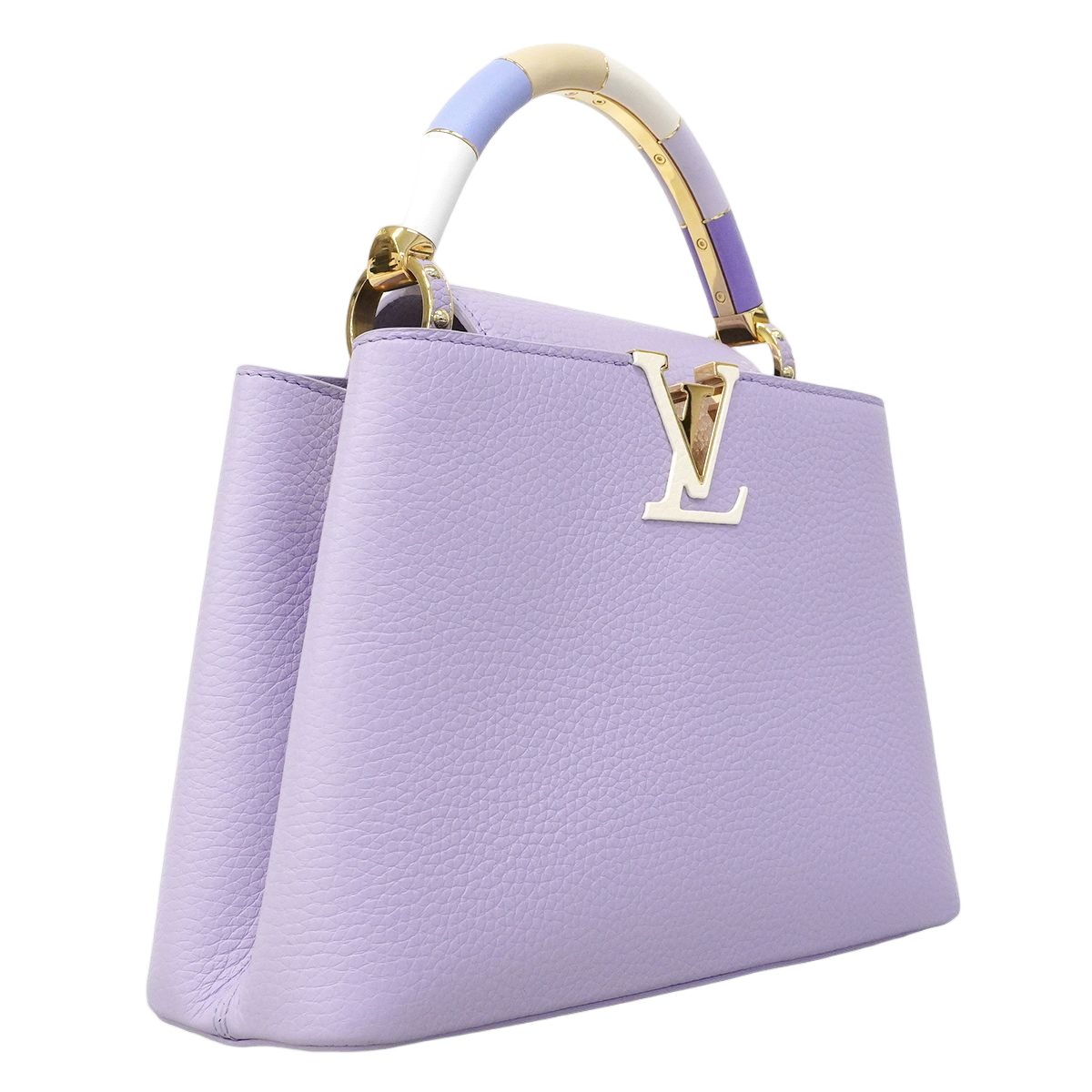 Louis Vuitton Handbag Taurillon Capucines BB Purple 2-Way — view 2