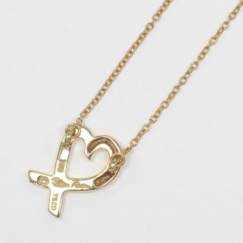 Tiffany & Co Loving Heart 18K Yellow Gold Ladies 2.8g Necklace