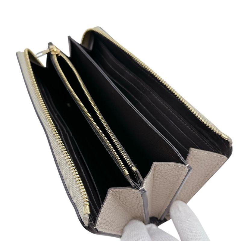 Louis Vuitton M63104 Taurillon Leather L-shape Portefeuille Comete Long Wallet