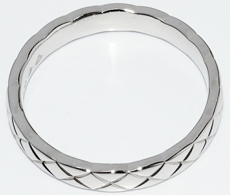 Chanel Ring Pt950 Coco Cush Ring Medium Model J11116