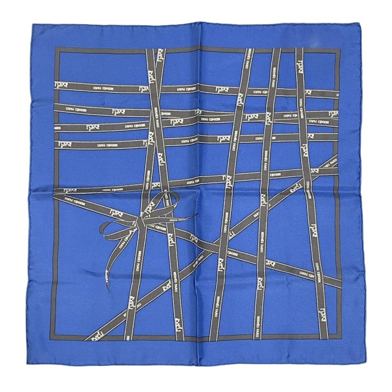 Hermes Bolduc Ribbon Pattern Bolduc Blue