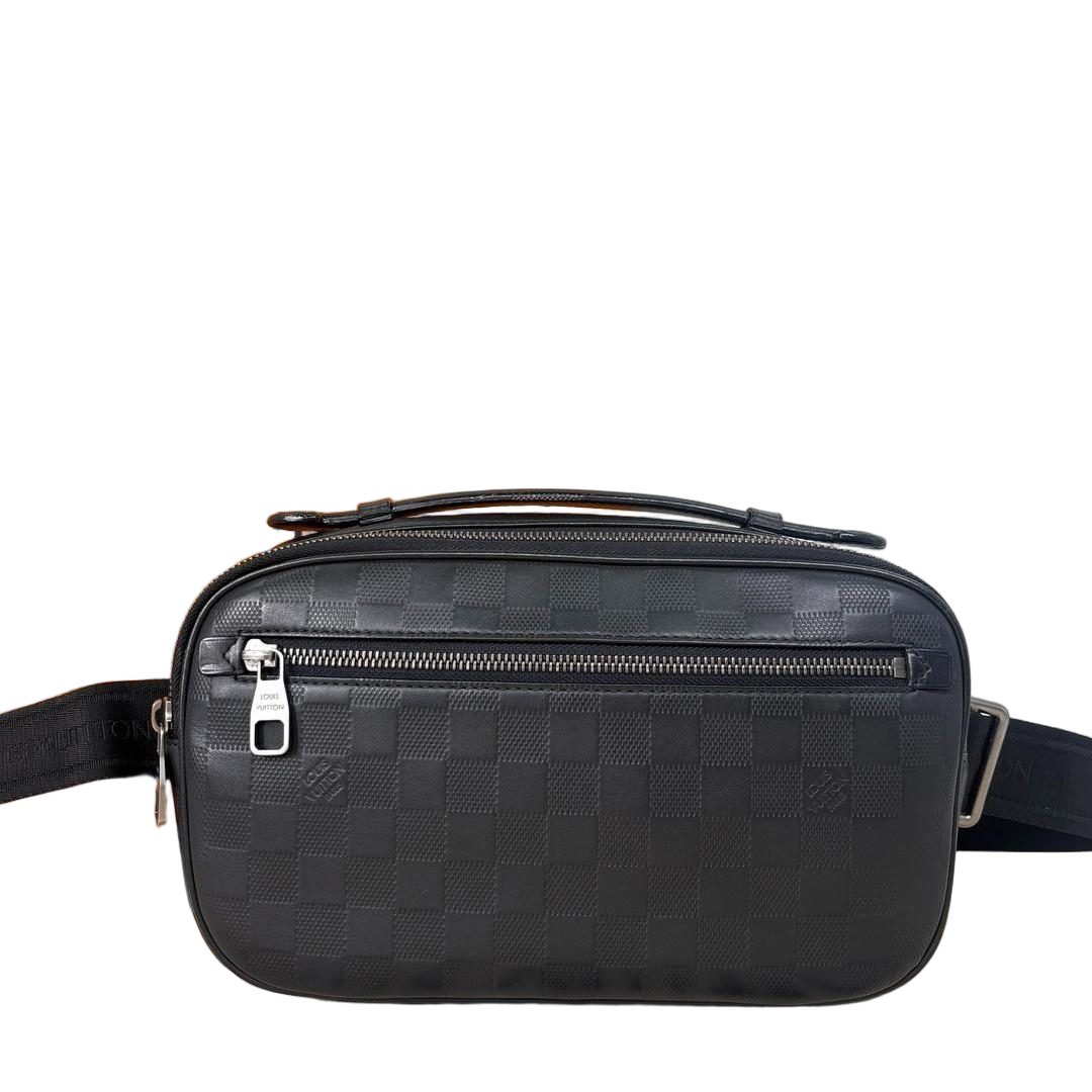 Louis Vuitton Super Damier Infini Ambler Black Belt