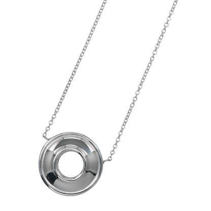 Tiffany & Co Magic Circle Silver 925 X 18K Yellow Gold Ladies 3.5g Necklace