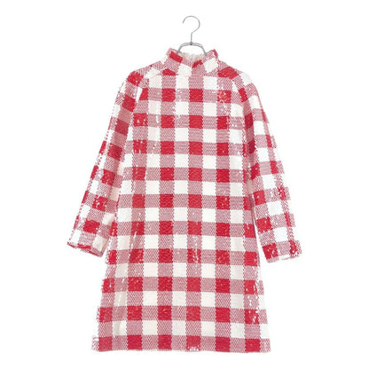 Gucci Vault la Veste Custom Sequin Check Dress S White Red