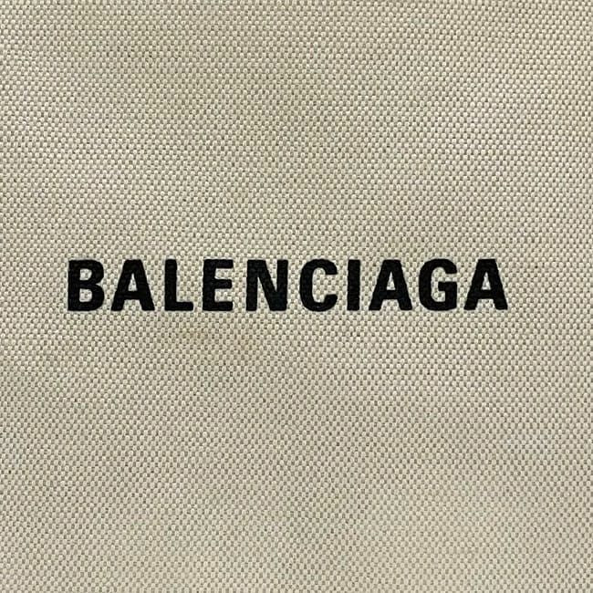 Balenciaga Tote Bag Navy Cabas Su Natural White Black