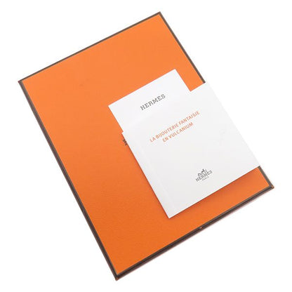 Hermes Key Ring Carmen Unodos Lambskin Mint and Mauve Silvestre Silver Hardware