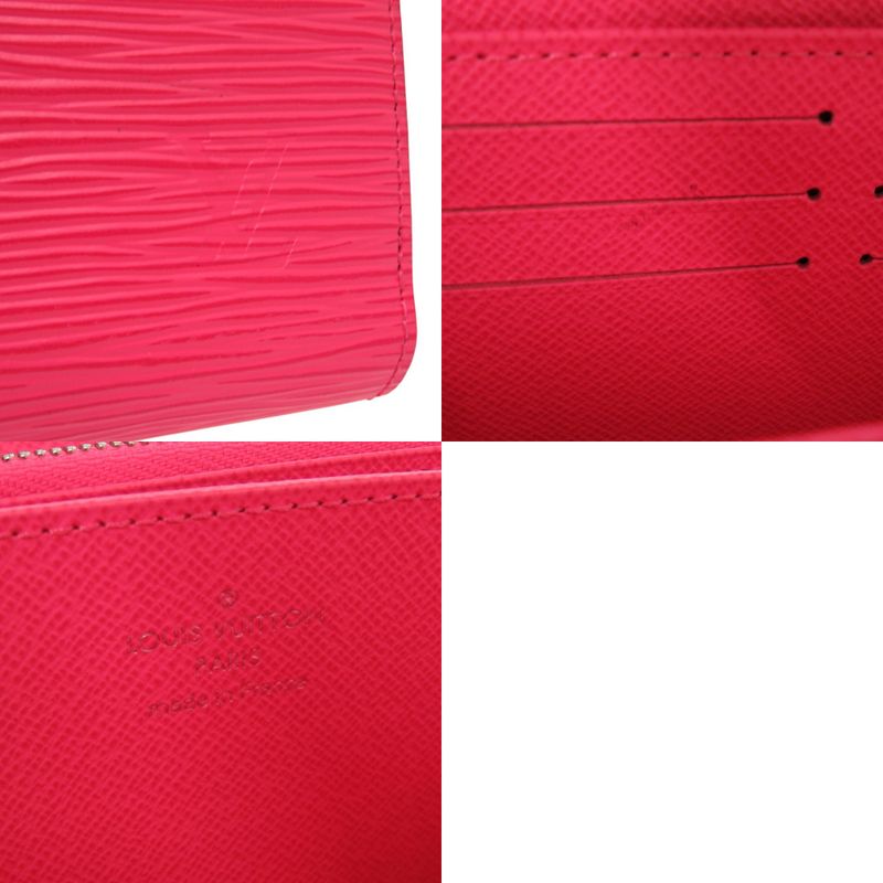 Louis Vuitton Epi Leather Round Zip Wallet Zippy Wallet M80113 Long Wallet Pink