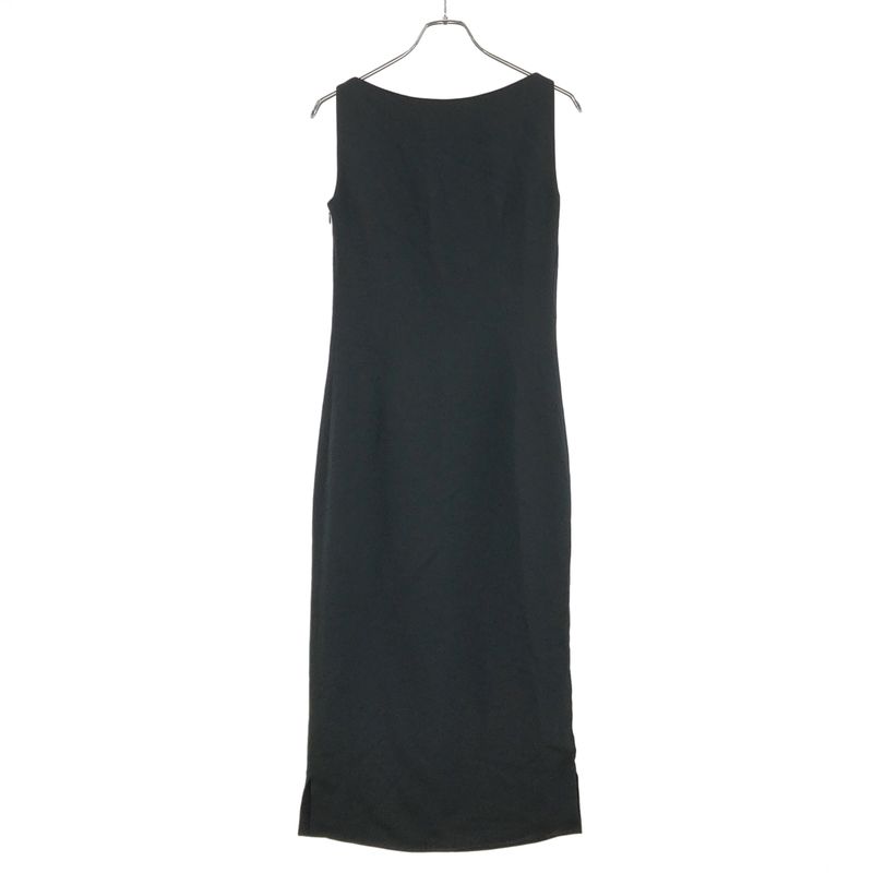 Balenciaga Vintage Sleeveless Maxi Dress Black