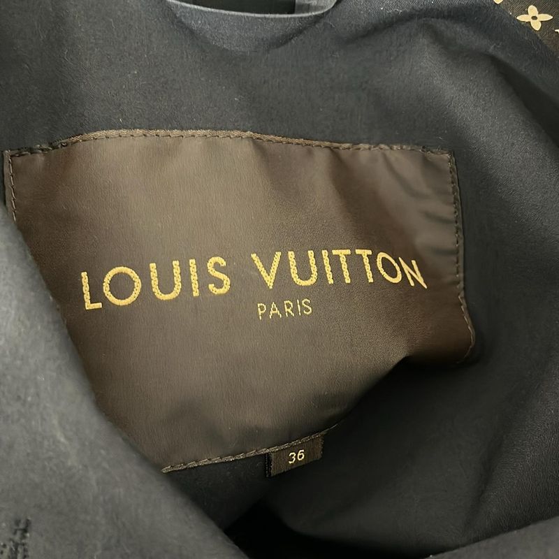 Louis Vuitton Trench Coat Size 36 S Women's - Black Spring/fall