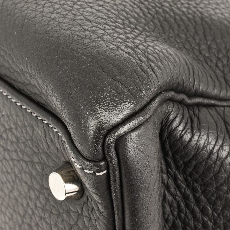 Hermes Kelly 35 Handbag Togo Engraved □H Graphite Internal Stitching