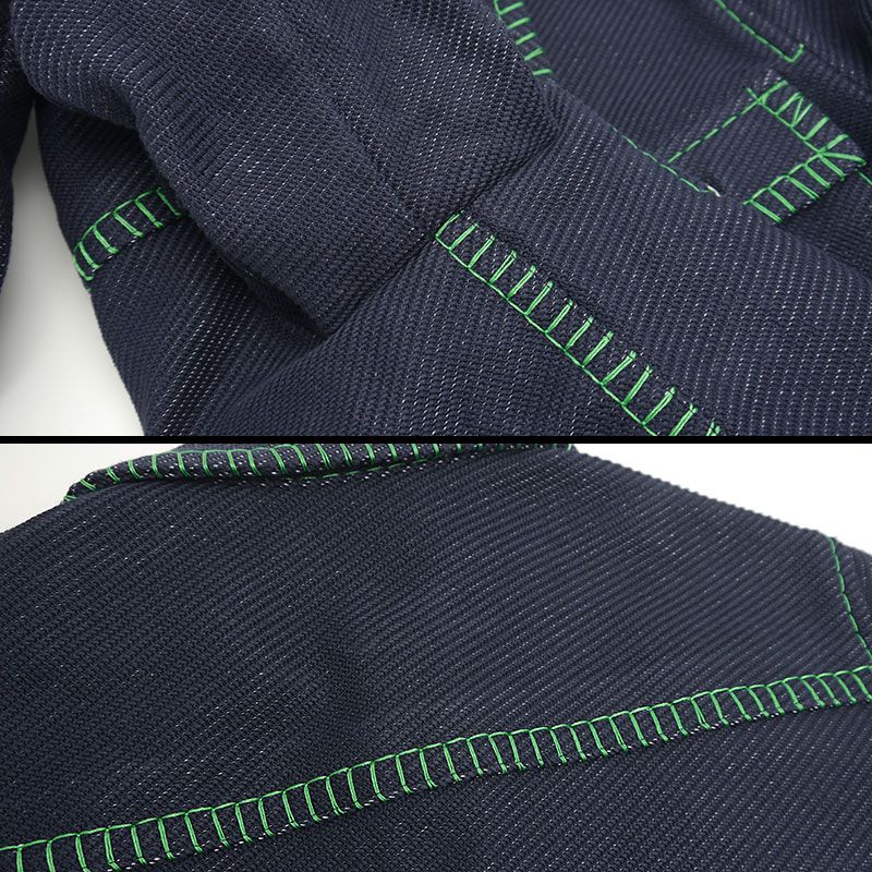 Bottega Veneta Overlock Stitch Jacket 688850 46 Navy