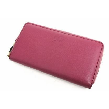 Gucci Wallet Women Leather Pink Bamboo Tassel with Coin Purse — view 3