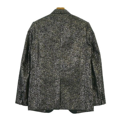 Celine Casual Jacket Nylon Silk Gold Black — view 2