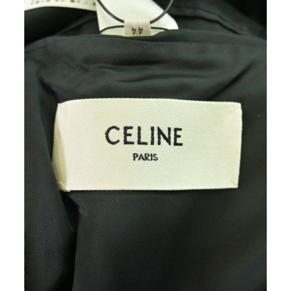 Celine Casual Jacket Nylon Silk Gold Black — view 3