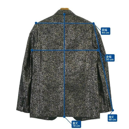 Celine Casual Jacket Nylon Silk Gold Black — view 6