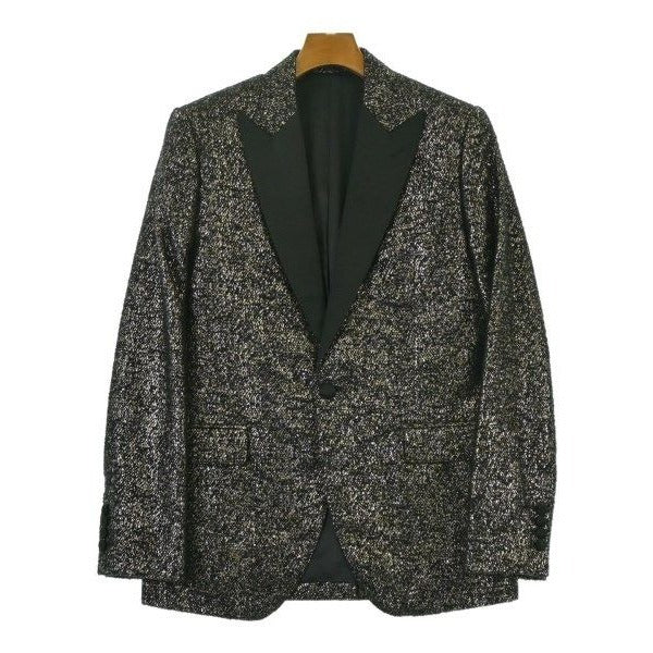 Celine Casual Jacket Nylon Silk Gold Black