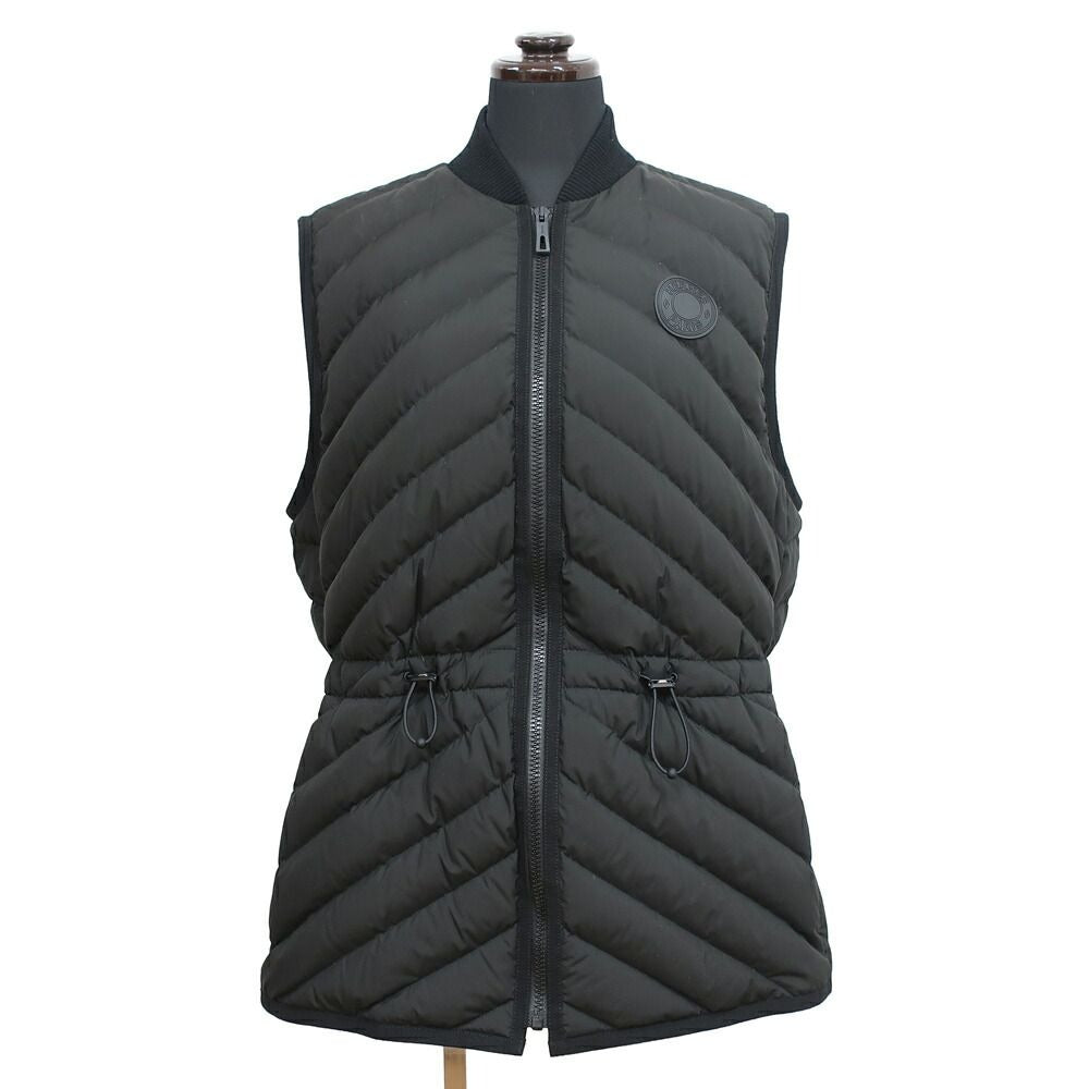 Hermes Logo Quilted Down Vest Listed 40 Black