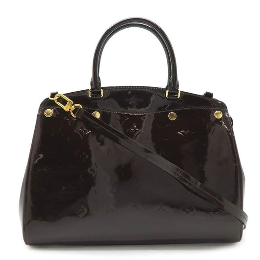 Louis Vuitton Monogram Vernis MM Tote 2-Way Shoulder Bag Enamel