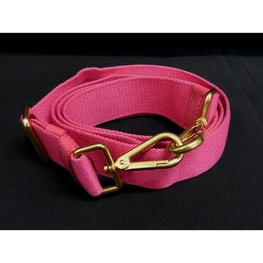 Prada Canvas Bag Shoulder Strap Belt Crossbody Women Pink