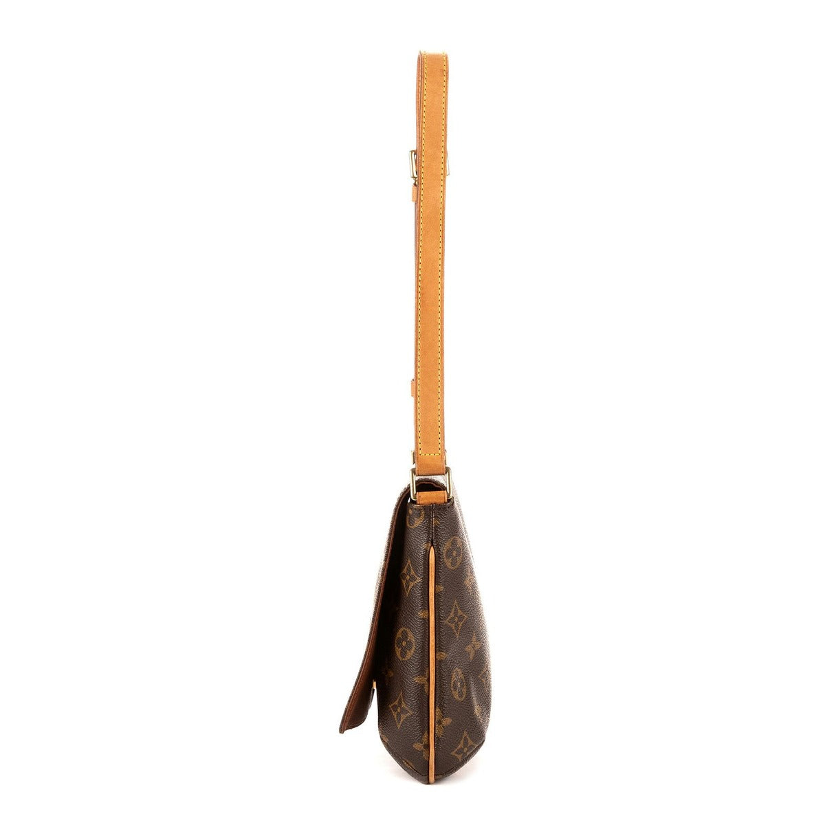 Louis Vuitton Musette Tango Brown Monogram Canvas Shoulder Bag — view 3