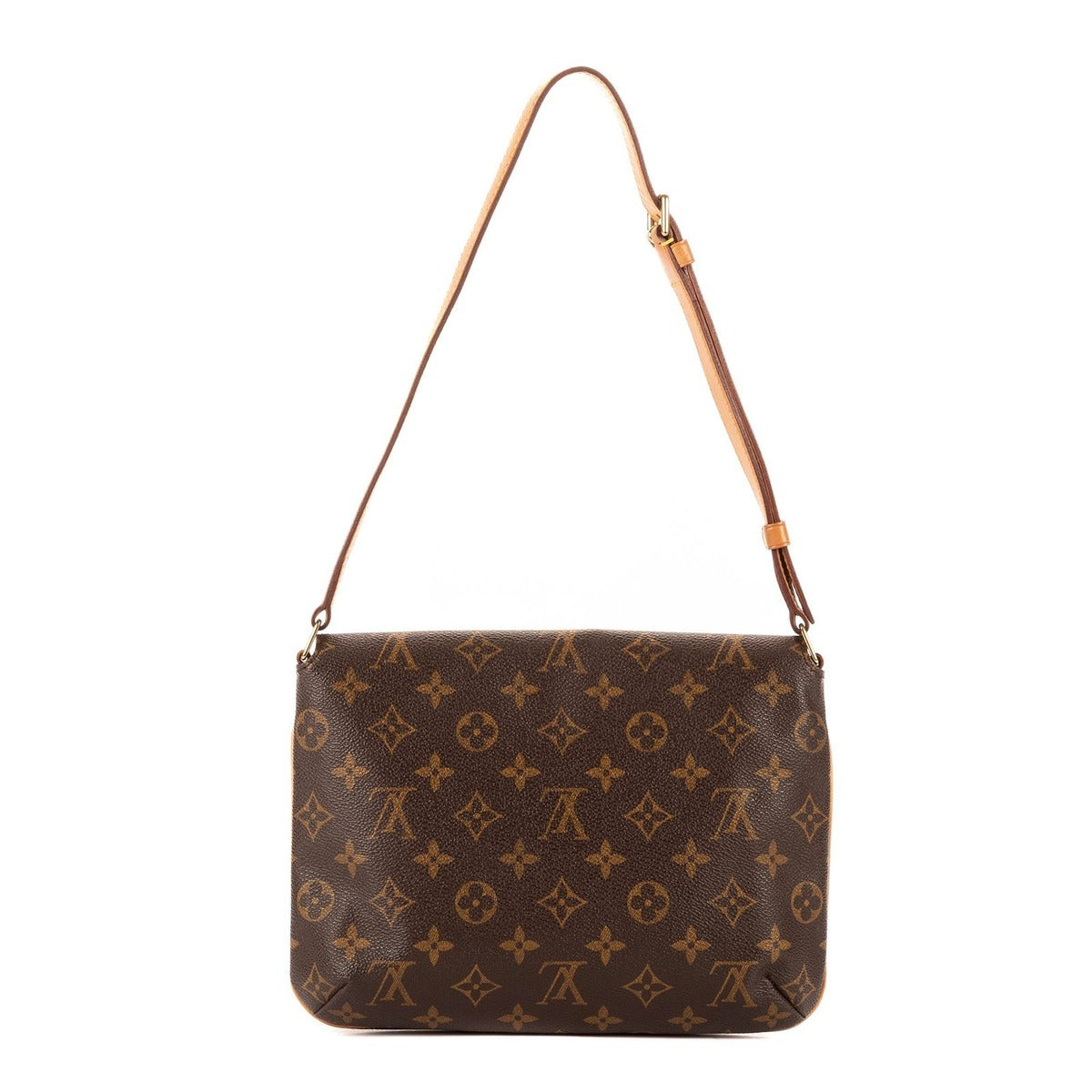 Louis Vuitton Musette Tango Brown Monogram Canvas Shoulder Bag — view 5