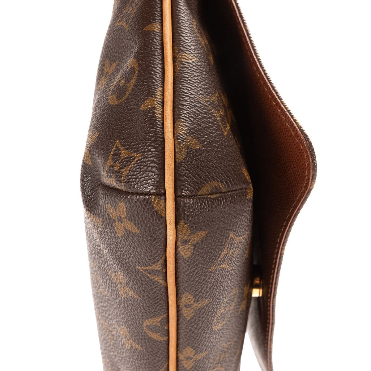 Louis Vuitton Musette Tango Brown Monogram Canvas Shoulder Bag — view 7