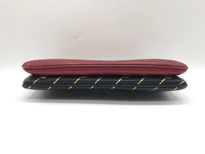 Gucci GG Cat Double Face 2way Chain Shoulder Bag 524822 Leather Black and Red