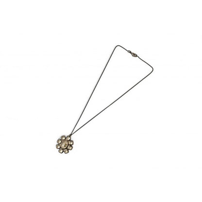 Chanel Coco Mark CC Rhinestone Gunmetal 10 — view 3