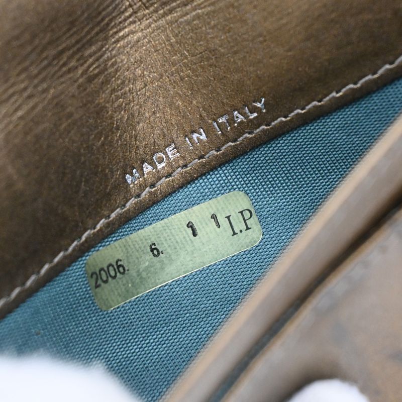 Chanel Matelasse Long Wallet Round Zipper Paris New York Bronze 04kb038