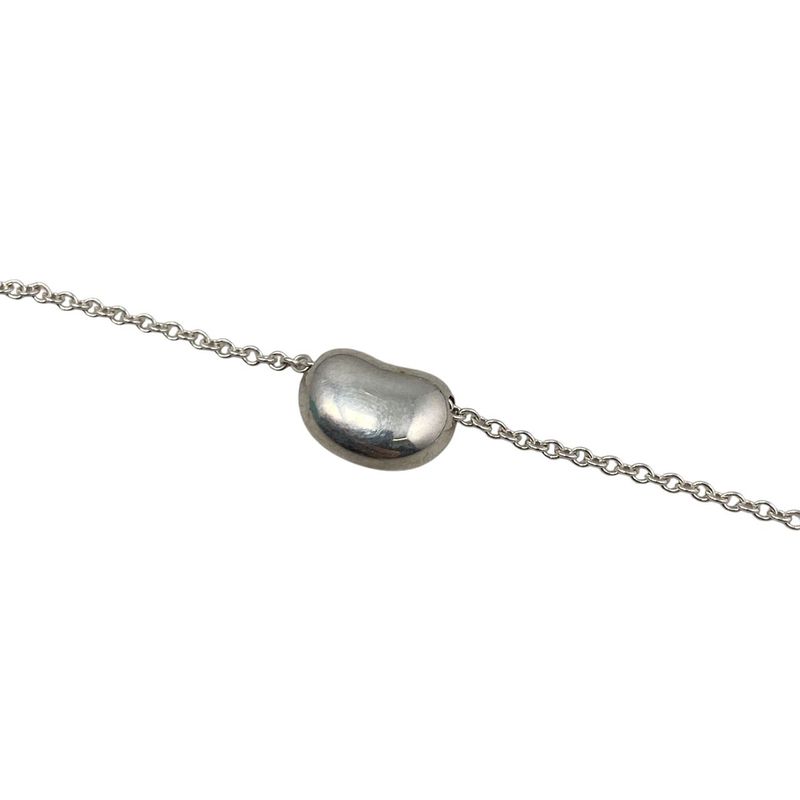 Em1277 Tiffany & Co Necklace Bean Necklace Silver Tiffany