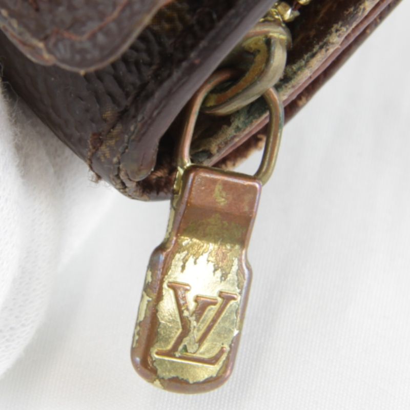 Louis Vuitton Portmonnaie Bietresole M61730 Bifold Wallet Monogram Canvas