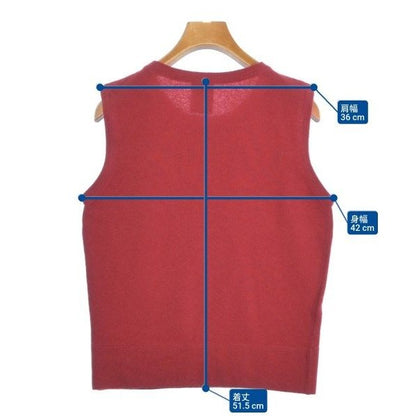 Chanel Vest Cashmere Red — view 6