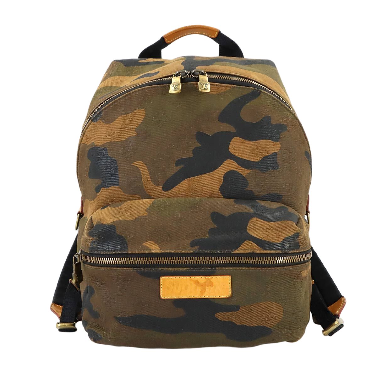 Louis Vuitton Backpack Canvas Green