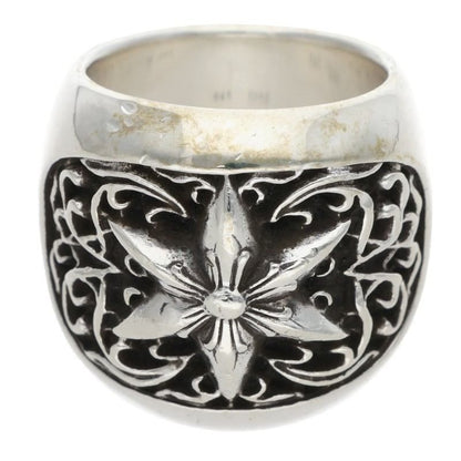 Chrome Hearts Clssc Oval Star Classic Silver Ring