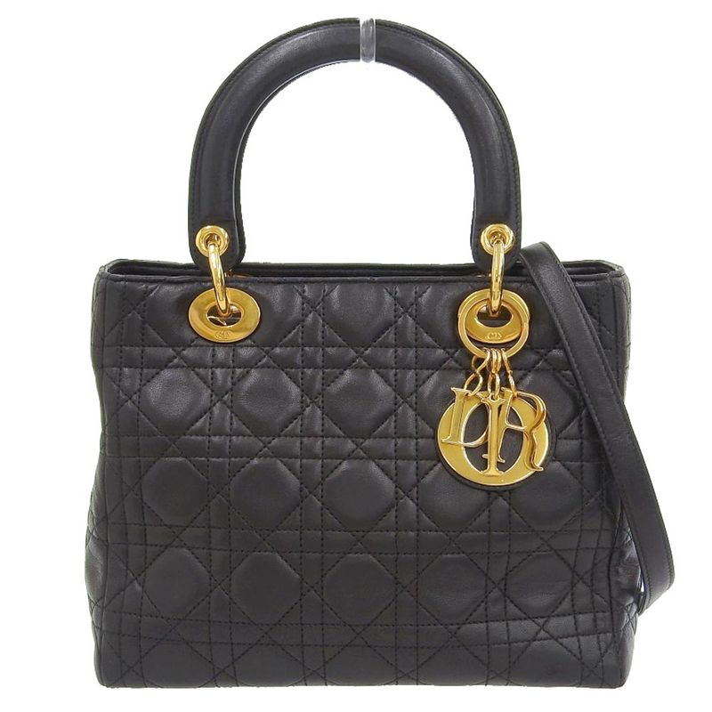 Dior Lady Dior 2-way Bag Shoulder Bag