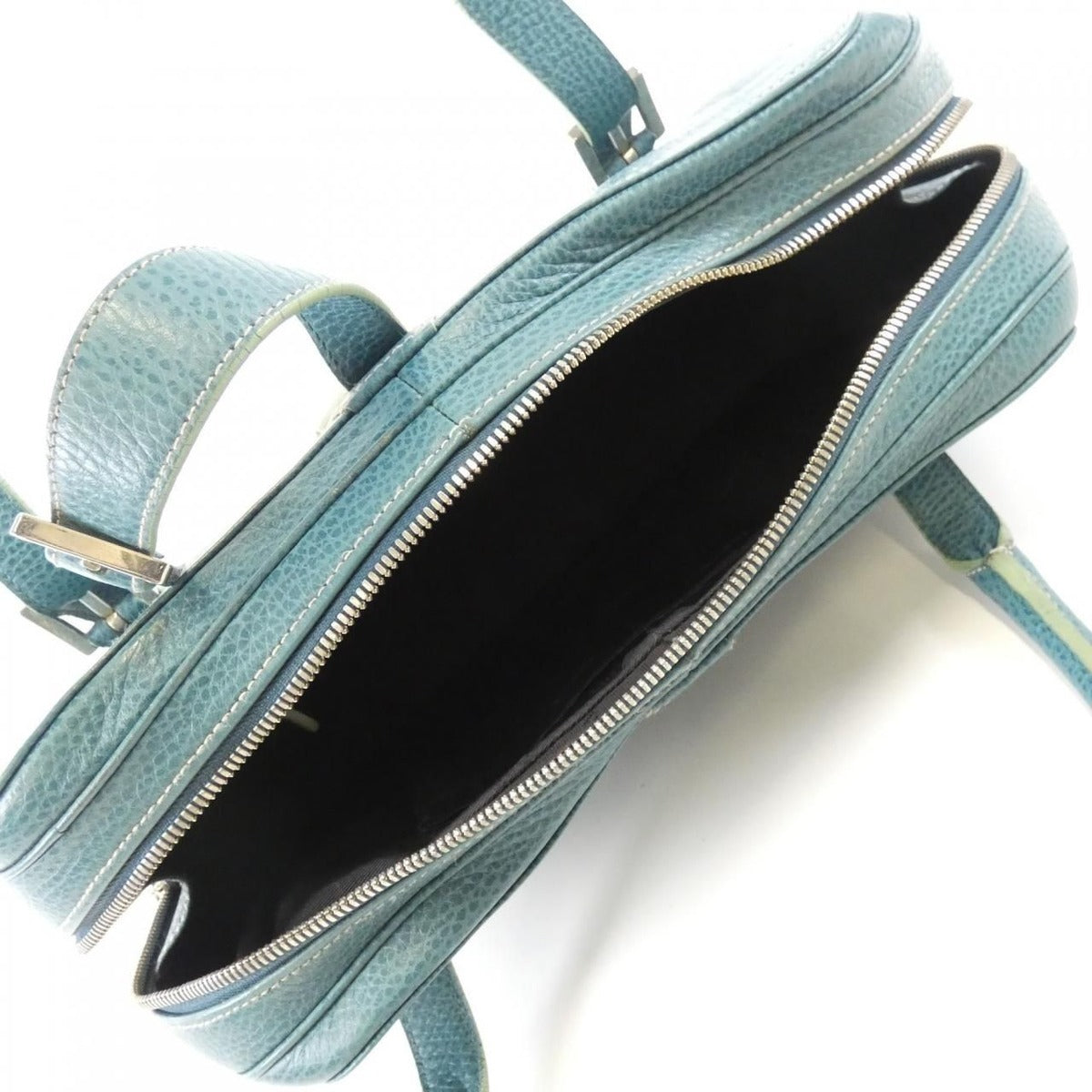 Loewe Senda Bag Leather Green — view 10