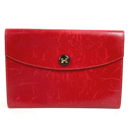 Hermes Second Bag Pochette Rio Leather Red