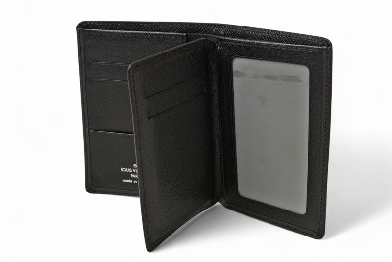 Louis Vuitton Bifold Wallet Billfold Louis Vuitton Foldable Wallet Taiga Ardoise