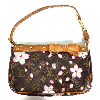 Louis Vuitton Handbag Pochette Accessoire M92006 Monogram Cherry Blossom Canvas