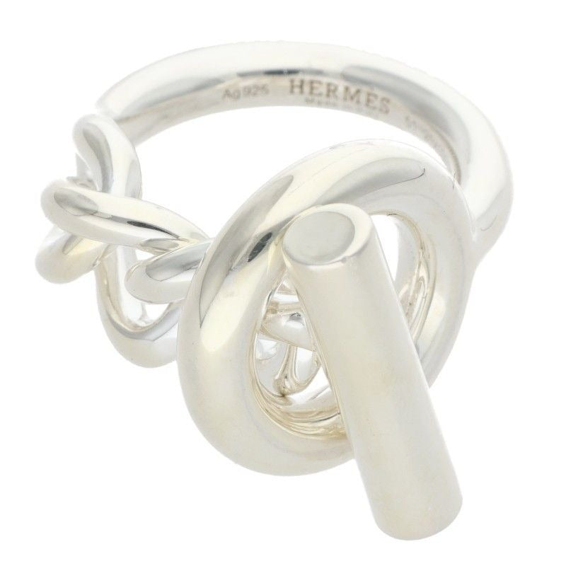 Hermes Croisette Silver Ring No 9 51