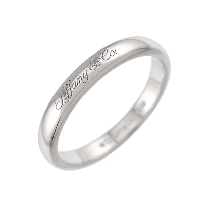 Tiffany & Co Lucida Notes Band Ring Pt Platinum