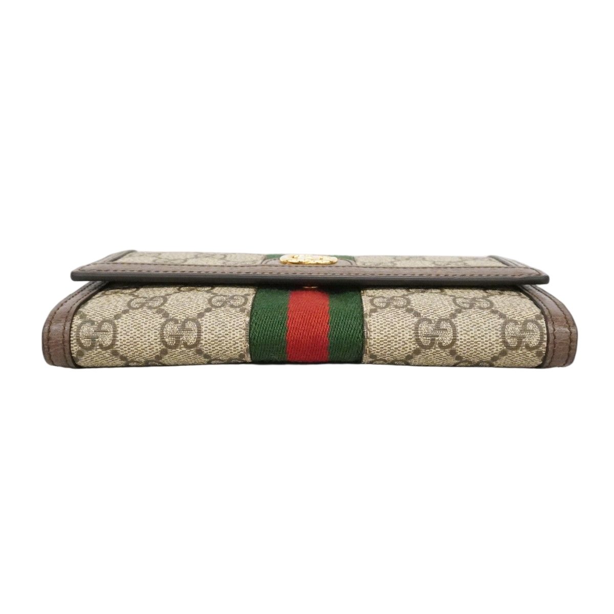 Gucci Wallet Ophidia Beige Brown Gold — view 2